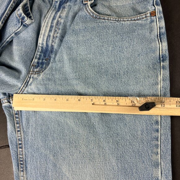 Y2K Levi's Jeans Men's Measured 34x30* 550 Relaxed Blue Dingy Denim Tag 36x32 - Picture 14 of 16